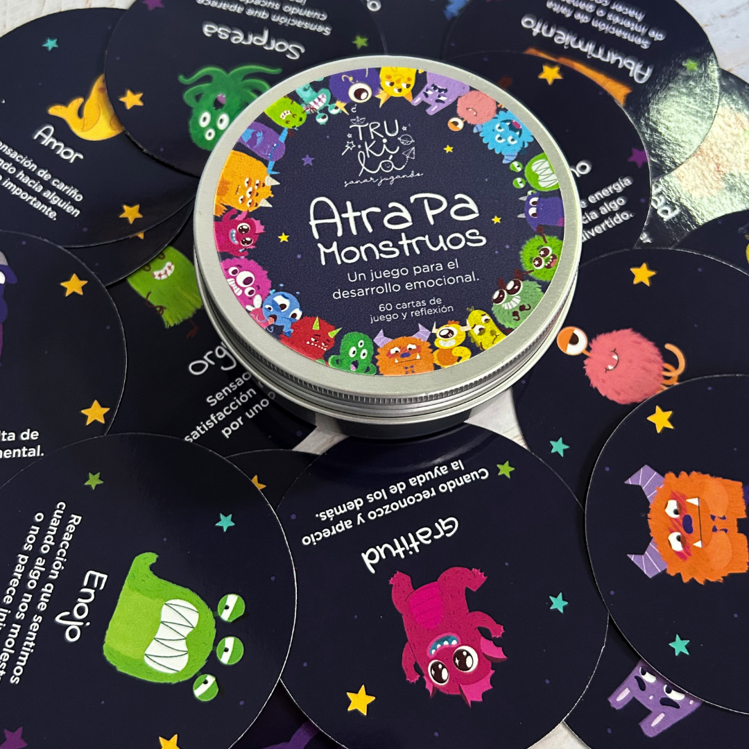Atrapa Monstruos – Juego rápido para hablar de emociones – vocabulario emocional y expresión – desde 5 años