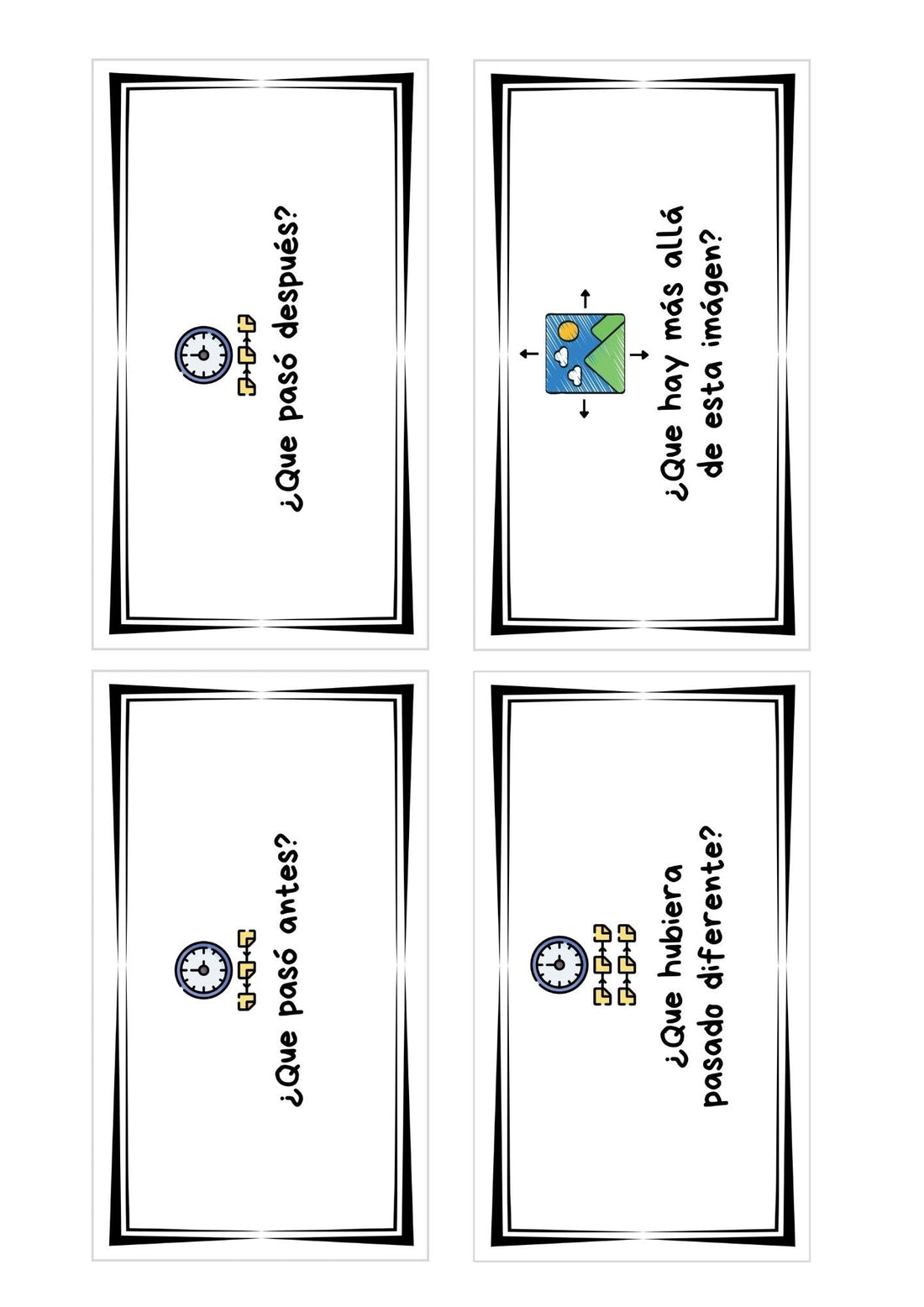 Tarjetas ampliación metafórica ✨