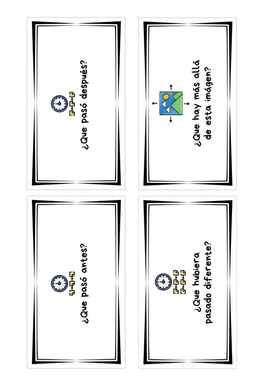 Tarjetas ampliación metafórica ✨