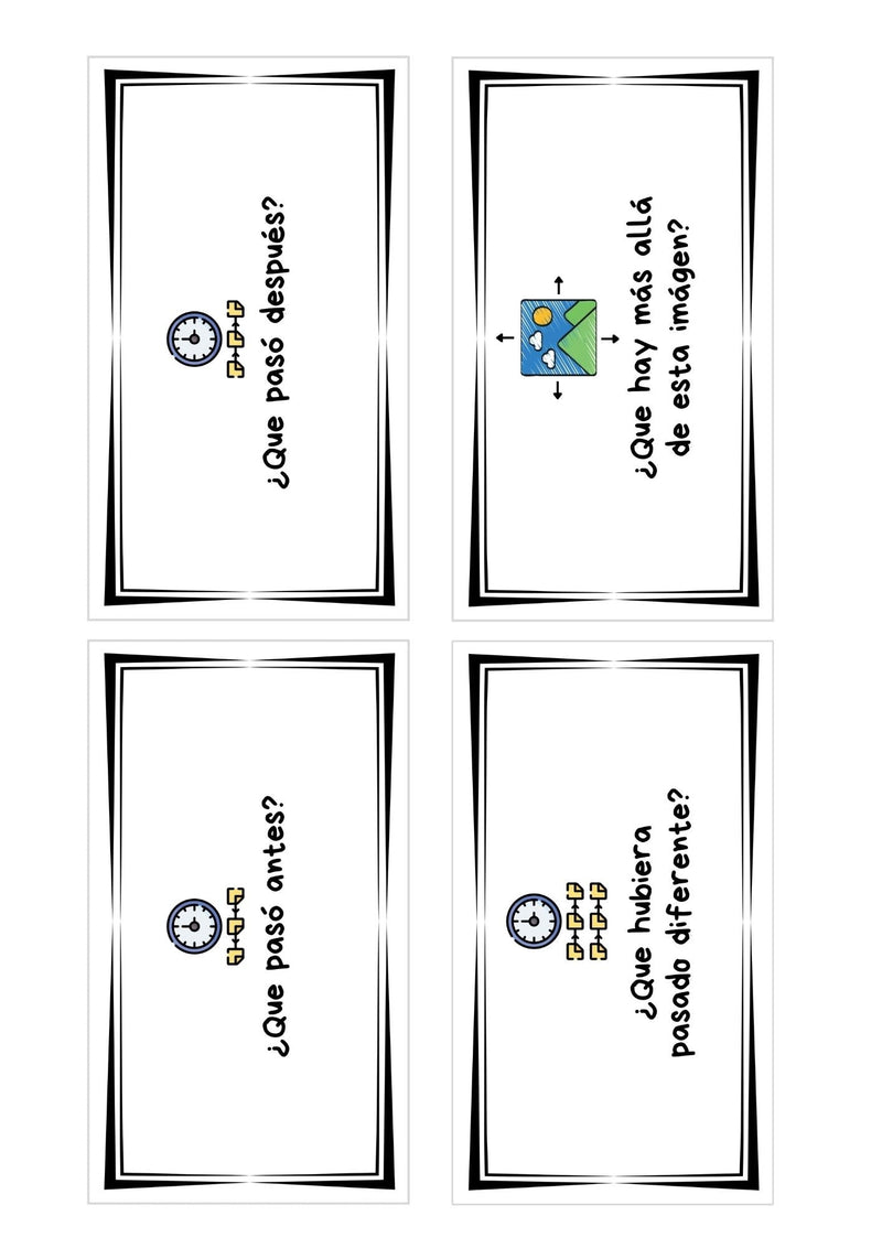 Tarjetas ampliación metafórica ✨