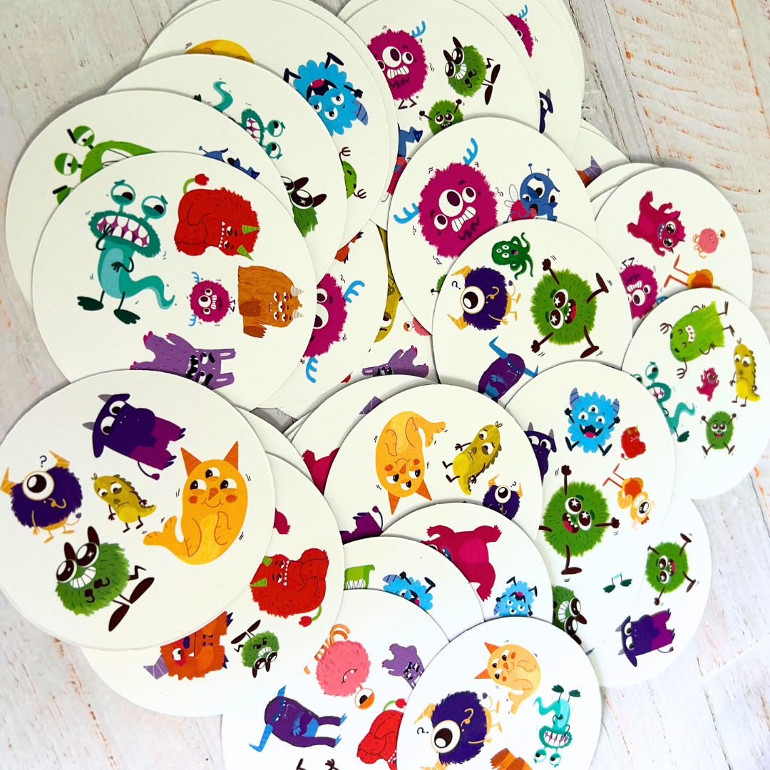 Atrapa Monstruos – Juego rápido para hablar de emociones  – vocabulario emocional y expresión – desde 5 años