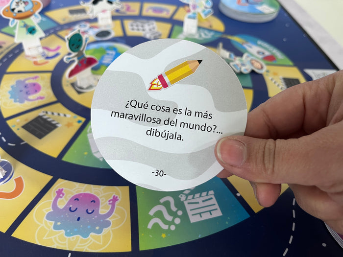 Truki Viaje Espacial – Juego de mesa  – desde 4 años – emociones, autocontrol y conexión
