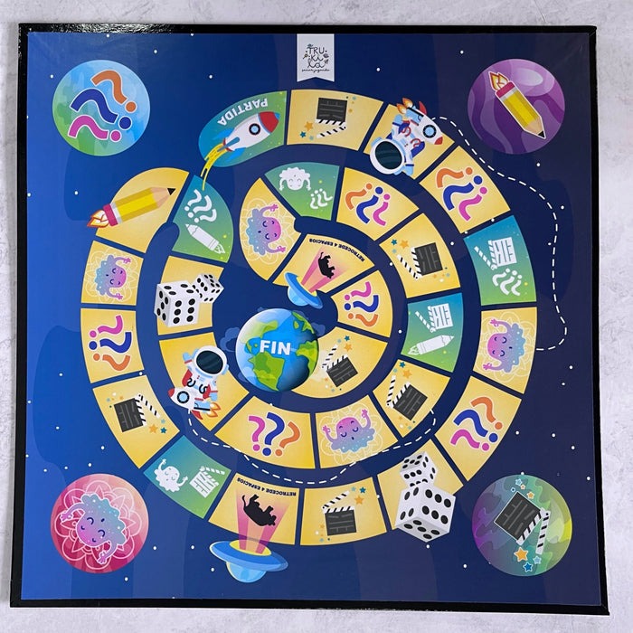 Truki Viaje Espacial – Juego de mesa  – desde 4 años – emociones, autocontrol y conexión