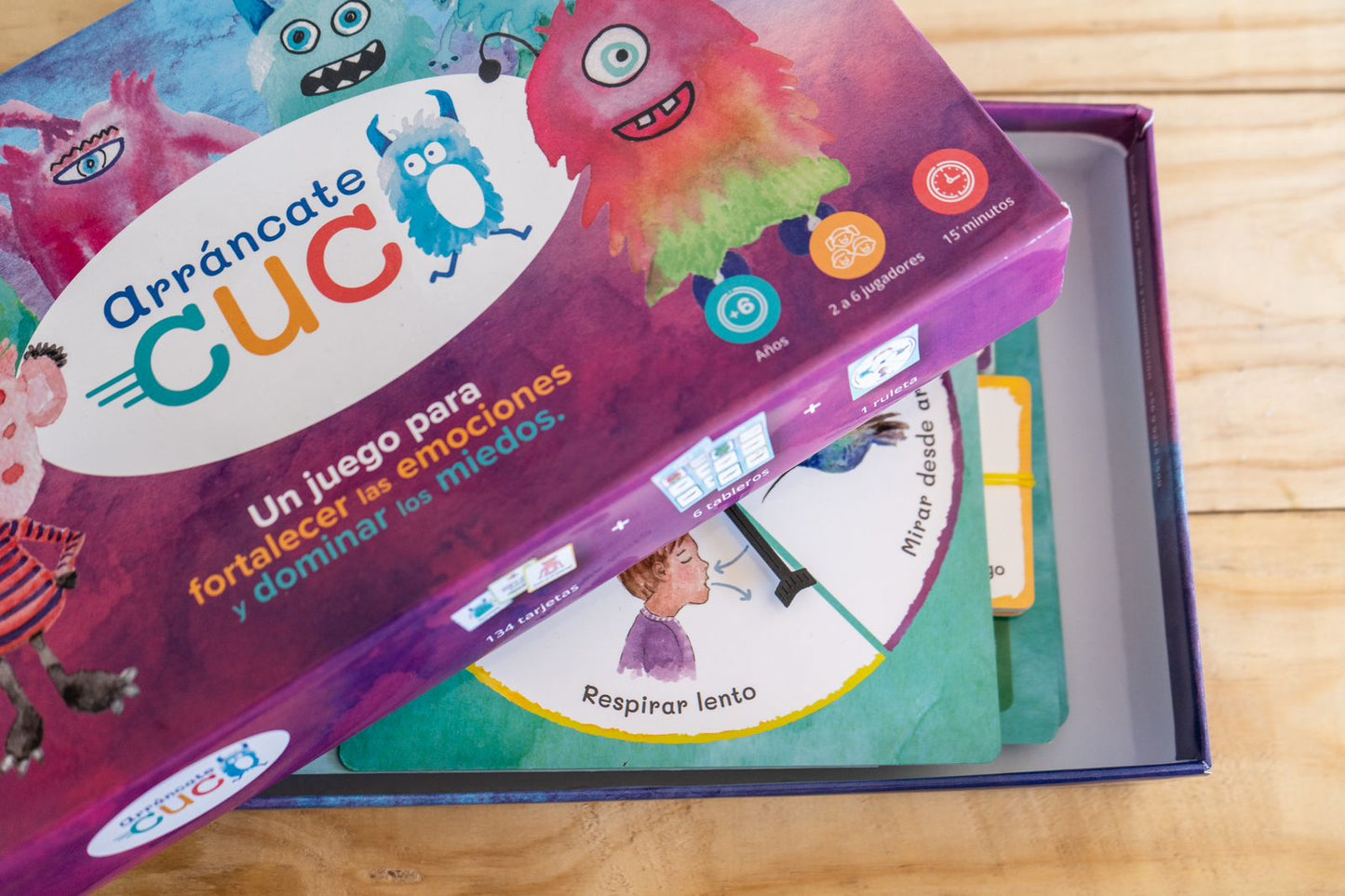 Arráncate Cuco – Juego para trabajar miedos –  desde 5 a 8 años – emociones, cuerpo y estrategias