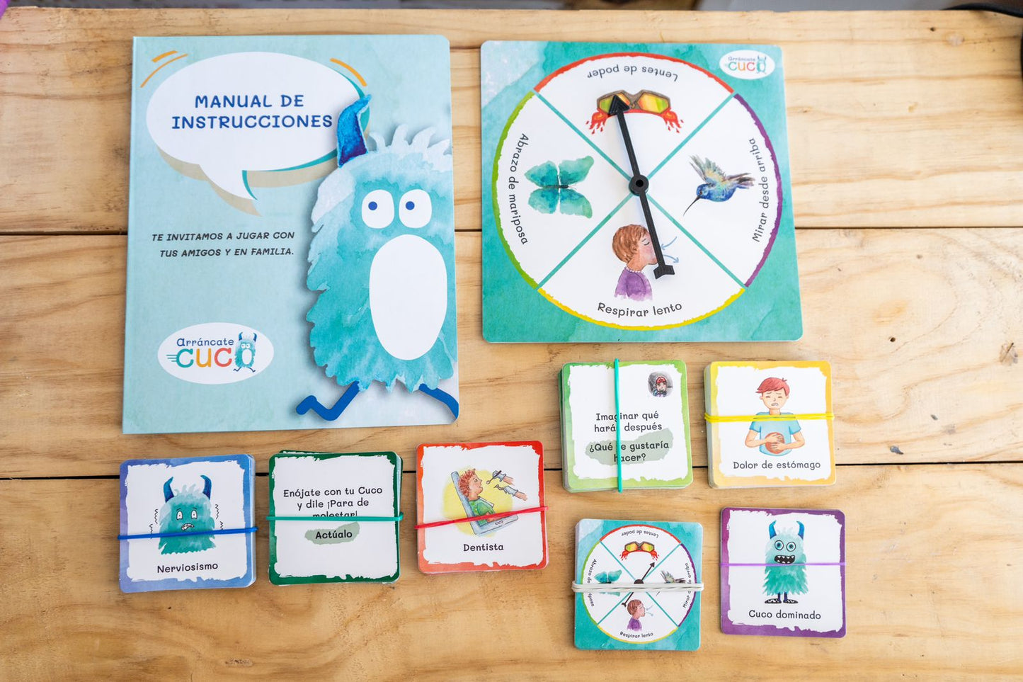 Arráncate Cuco – Juego para trabajar miedos –  desde 5 a 8 años – emociones, cuerpo y estrategias