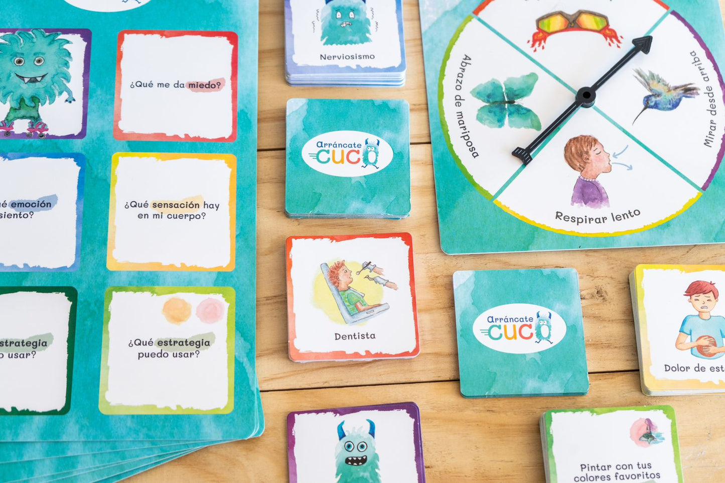 Arráncate Cuco – Juego para trabajar miedos –  desde 5 a 8 años – emociones, cuerpo y estrategias
